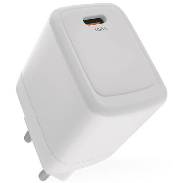 Nabíjačka do siete EMOS GaN, 20W, 1x USB-C biela

