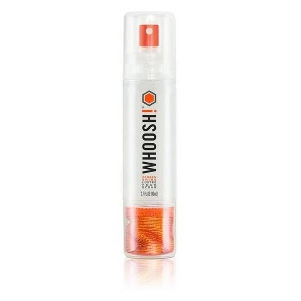 Čistiaca sada WHOOSH Screen Shine Grab and Go – čistič obrazoviek s utierkou, 80 ml 

