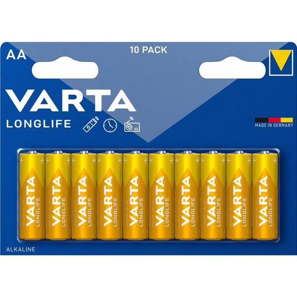 Batéria alkalická Varta AA, LR06, blister 10ks 


