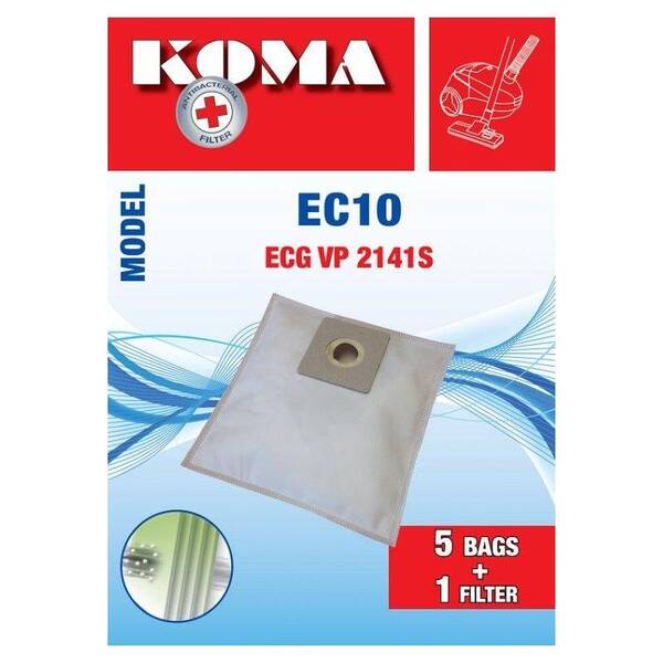 Vrecká pre vysávače Koma ECG VP 2141S, ECG VP 2122 S 

