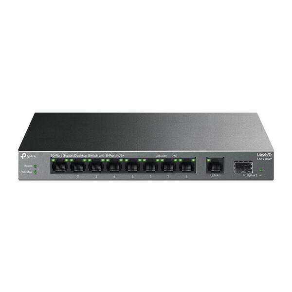 Switch TP-Link LS1210GP čierny

