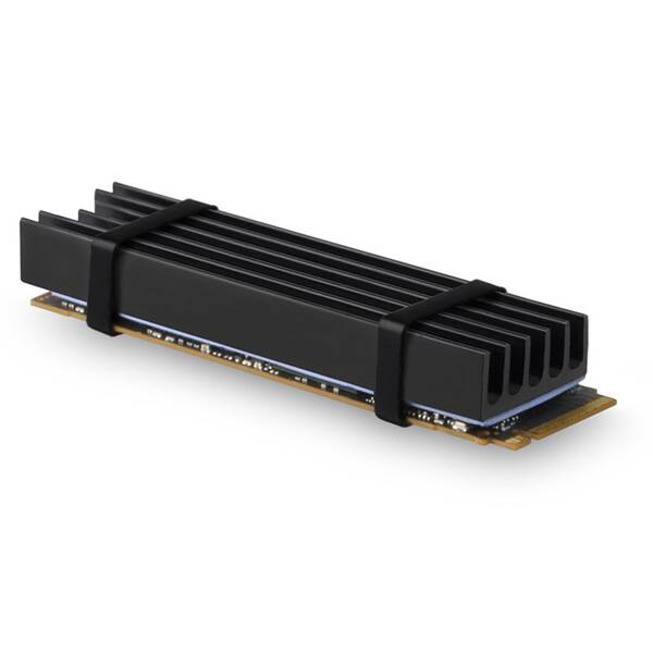 Chladič Axagon pre M.2 2280 SSD, výška 10 mm 


