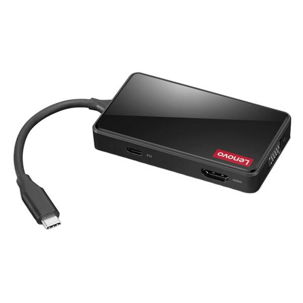 Dokovacia stanica Lenovo 100 USB-C Travel Dock čierna


