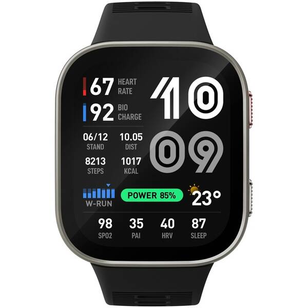 Inteligentné hodinky Amazfit Bip Max čierne/strieborné

