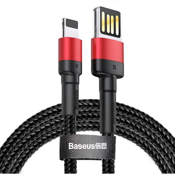 Kábel Baseus DS U/L 2,4A 1M B/R 

