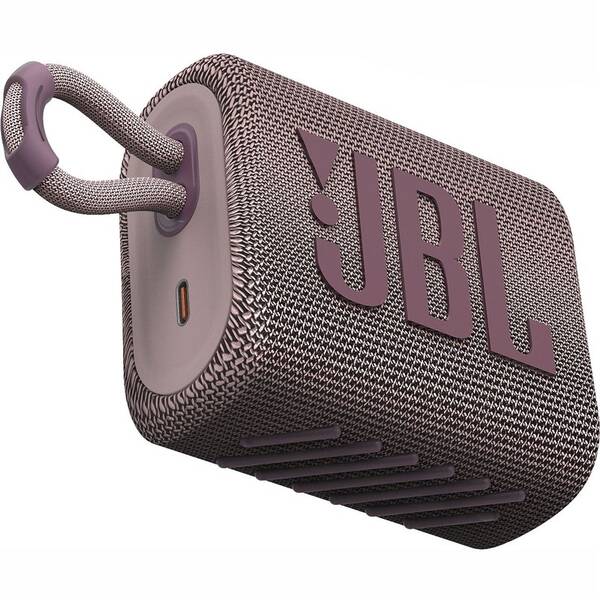 Prenosný reproduktor JBL GO3 ružový

