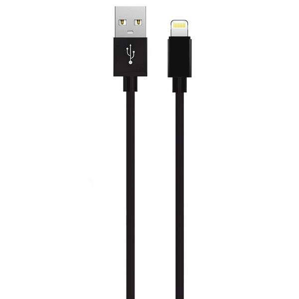 Kábel WG USB-A/Lightning, MFI, 1 m čierny


