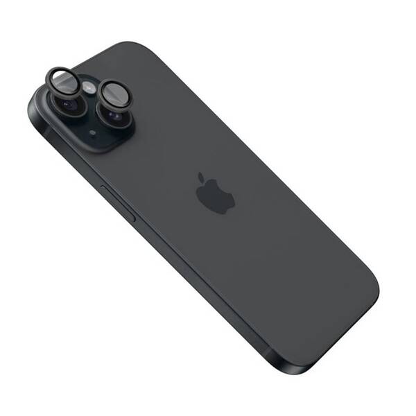 Tvrdené sklo FIXED Camera Glass pre Apple iPhone 16/16 Plus čierne

