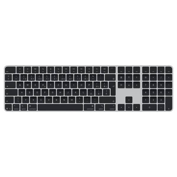 Klávesnica Apple Magic Keyboard s Touch ID a číselnou klávesnicou - SK čierna

