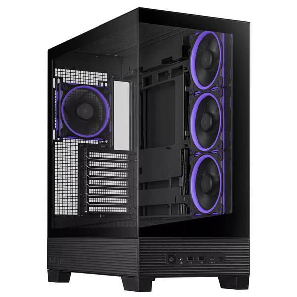 Case Asus A31 PLUS TG ARGB čierna

