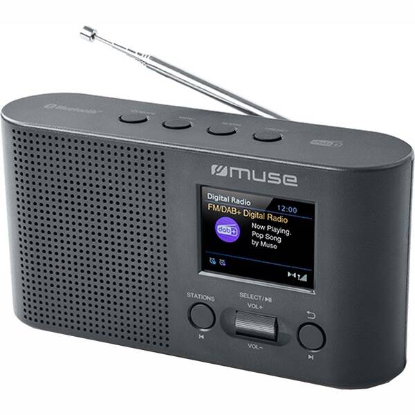 Rádioprijímač s DAB+ MUSE M-112 DBT čierny

