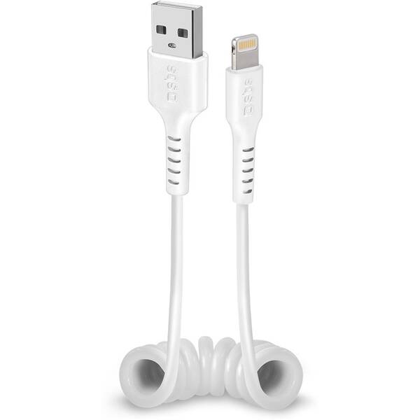 Kábel SBS USB/LGHT 17-50CM W 

