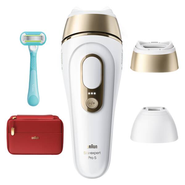 Epilátor Braun IPL5221 biely/zlatý


