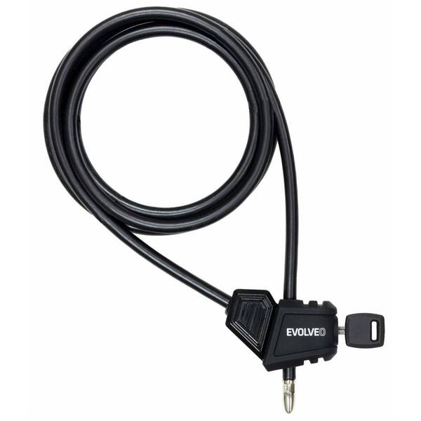 Zámok Evolveo StrongVision LOCK, lanový nastaviteľný zámok 8mm x 2m 

