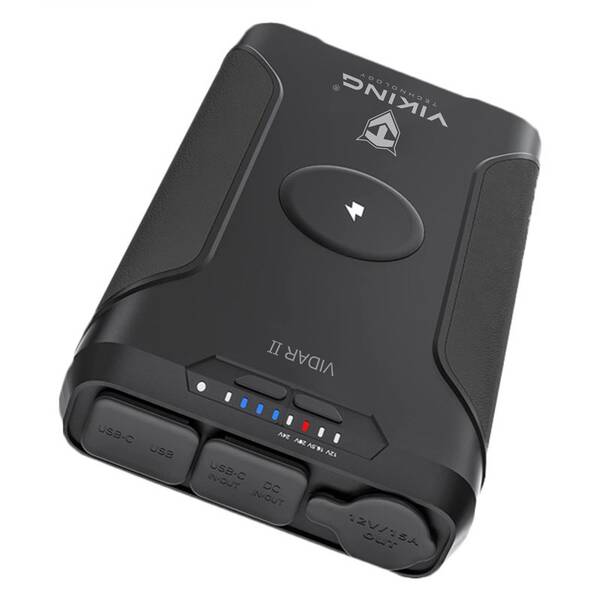 Powerbank Viking VIDAR II, 72000 mAh, bezdrôtové nabíjanie čierny

