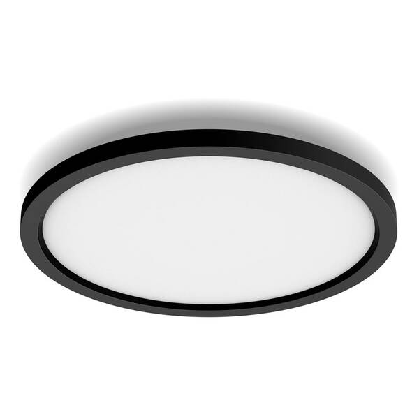 LED stropné svietidlo Philips Aurelle Panel S, okrúhle, 30cm čierne

