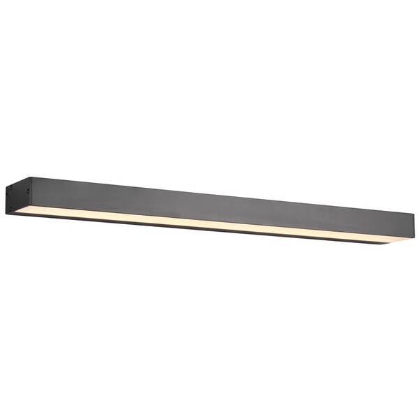 Podlinkové svietidlo TRIO Rocco, 60 cm čierne

