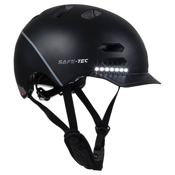 Prilba Safe-Tec SK8 BLACK S čierna

