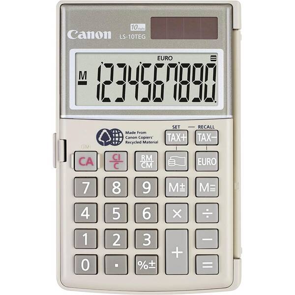 Kalkulačka Canon LS-10TEG DBL EMEA sivá

