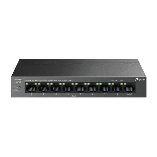 Switch TP-Link LS109P čierny

