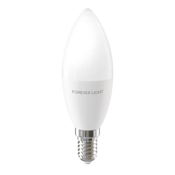 LED žiarovka Forever E14, sviečka, 8,5W teplá biela 

