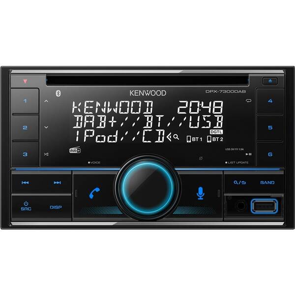 Autorádio s CD KENWOOD DPX-7300DAB čierne


