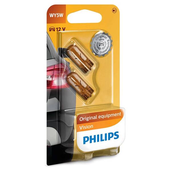 Autožiarovka Philips Vision WY5W (2 ks) 

