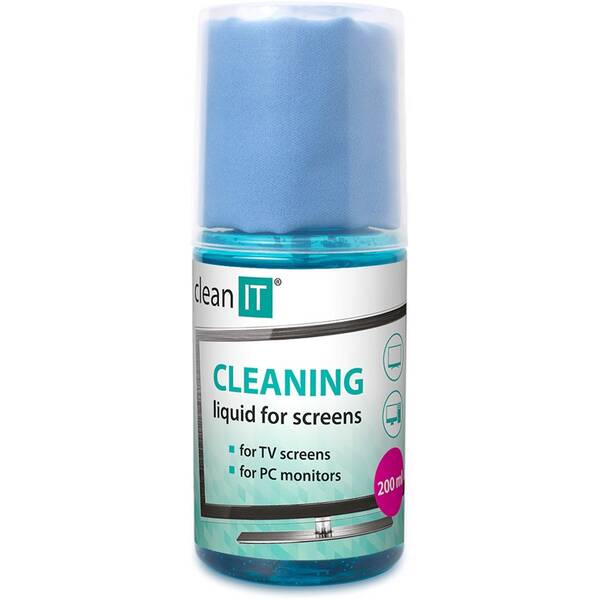 Čistiaca sada Clean IT na obrazovky s utierkou vo viečku, 200ml 

