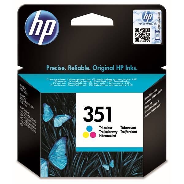 Cartridge HP 351, 3,5 ml - CMY 

