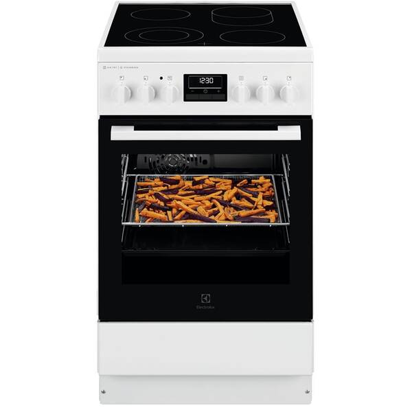 Sklokeramický sporák Electrolux LKR564277W biely

