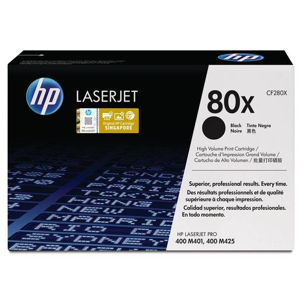 Toner HP 80X, 6 900 strán čierny


