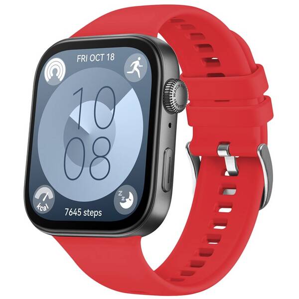 Remienok FIXED Silicone Strap na Huawei Watch FIT 3/4/4 Pro/Fit 5/5 Pro červený

