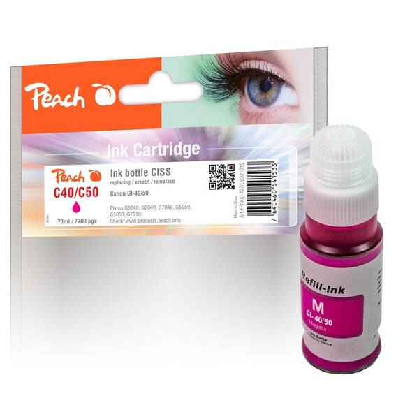 Cartridge Peach Canon GI-40/50, 7700 strán 

