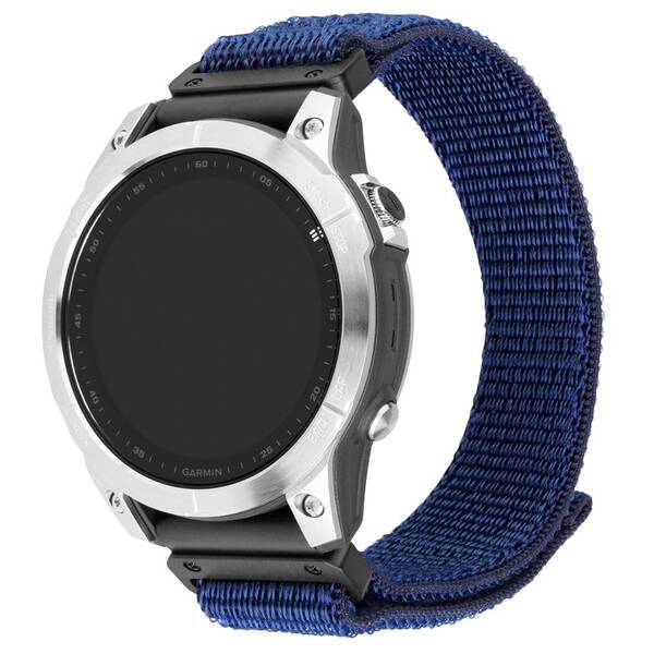 Remienok FIXED Nylon Sporty Strap na Garmin QuickFit 22mm modrý


