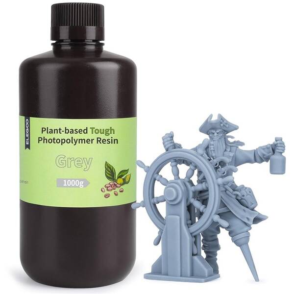 UV resin Elegoo Plantbased 1kg sivá

