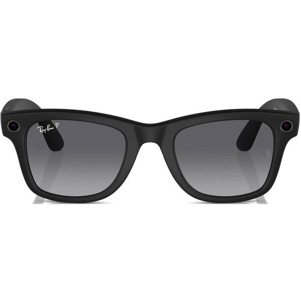 Inteligentné okuliare Meta Ray-Ban Wayfarer - Matte, Polarized Gradient Graphite (Large) čierne

