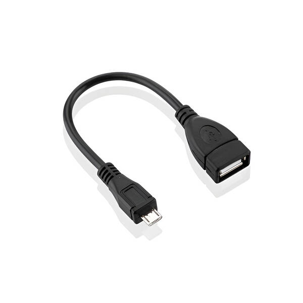 Kábel GoGEN USB/micro USB, OTG čierny

