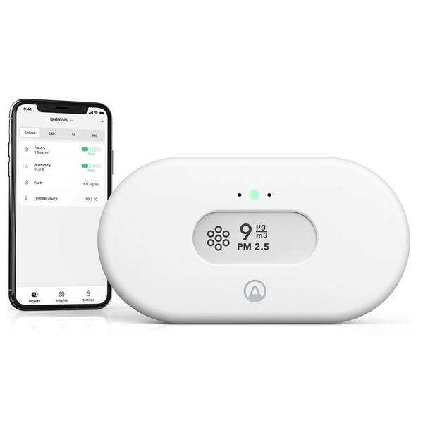 Senzor Airthings View Pollution - monitor kvality ovzdušia 

