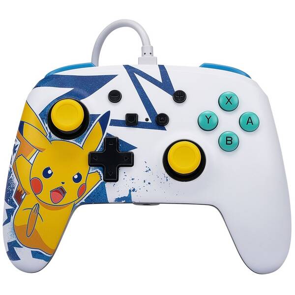 Gamepad PowerA Enhanced Wired pre Nintendo Switch - Pikachu High Voltage 


