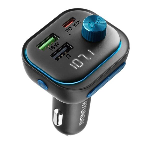 FM Transmitter Hyundai FMT 490 BTCHARGE PD 36W čierny

