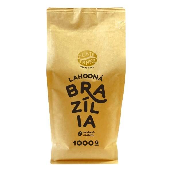 Káva zrnková Zlaté Zrnko Brazília 1 kg 

