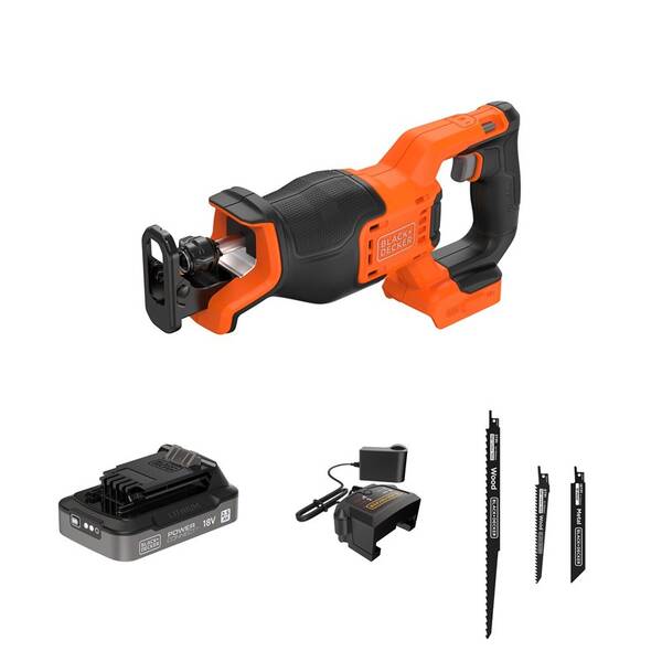 Píla chvostová Black-Decker BLCR78E1-QW (s baterií) 

