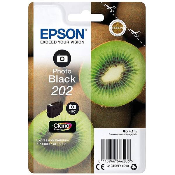 Cartridge Epson 202, 400 strán - foto čierna 

