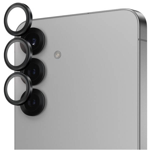 Ochranné sklo šošovky fotoaparátu PanzerGlass HoOps na Samsung Galaxy S25+ čierne

