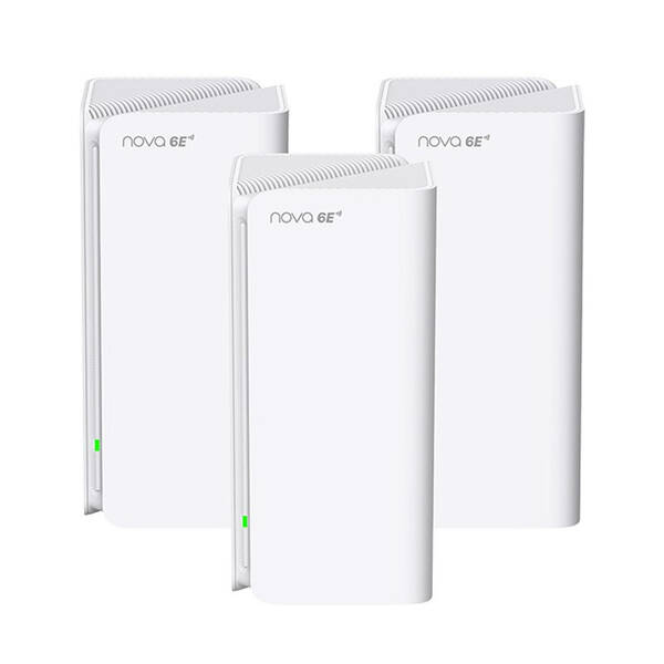 Kompletný Wi-Fi systém Tenda MX21 Pro, Wireless AXE5700 Mesh router WiFi 6E (3 ks) biely

