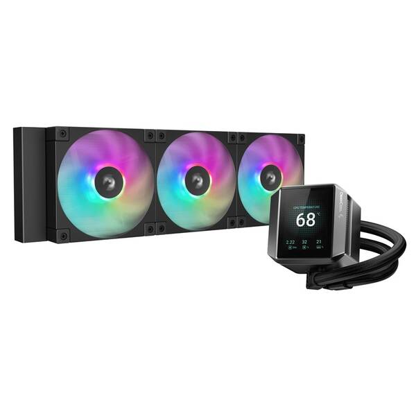 Vodný chladič DeepCool MYSTIQUE 360 ARGB čierny

