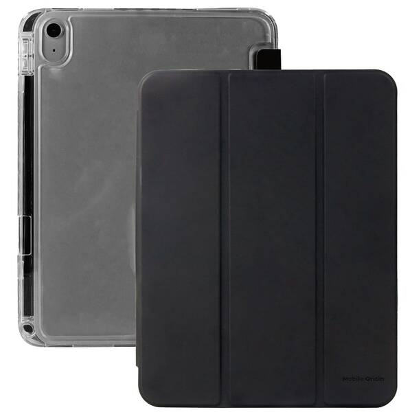 Puzdro na tablet flipové Mobile Origin Easy Tablet Case na Apple iPad Air 11" (M2 2024/M3 2025) čierne/priehľadné

