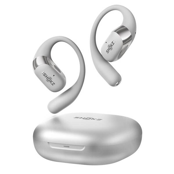 Slúchadlá Shokz OpenFit 2+ strieborná

