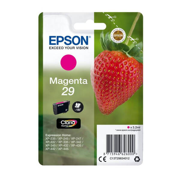 Cartridge Epson 29, 180 strán 

