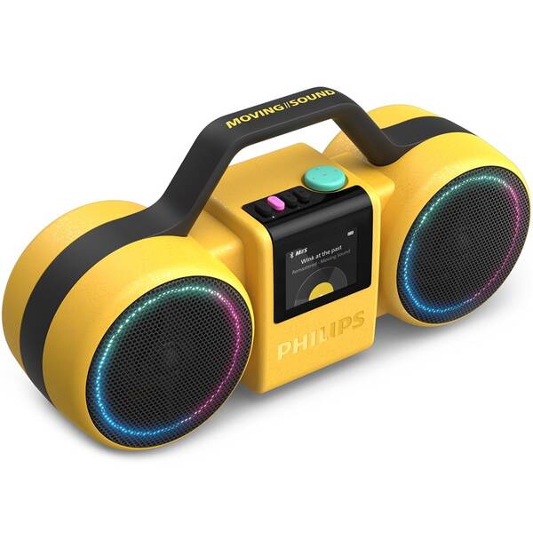 Prenosný reproduktor Philips TAMS60Y Roller žltý

